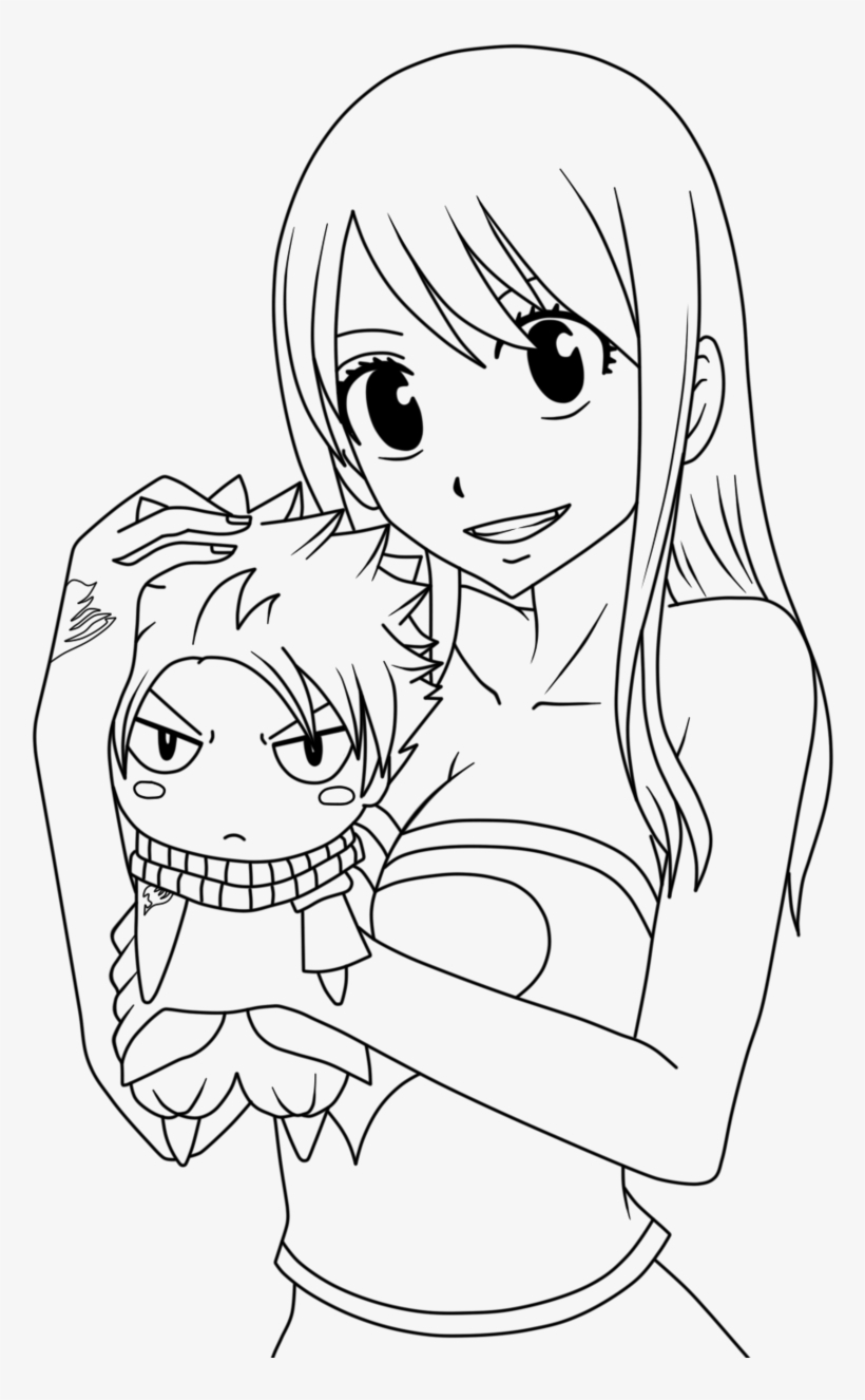 Fairy Tail Lucy Coloring Pages PNG Image | Transparent PNG Free ...