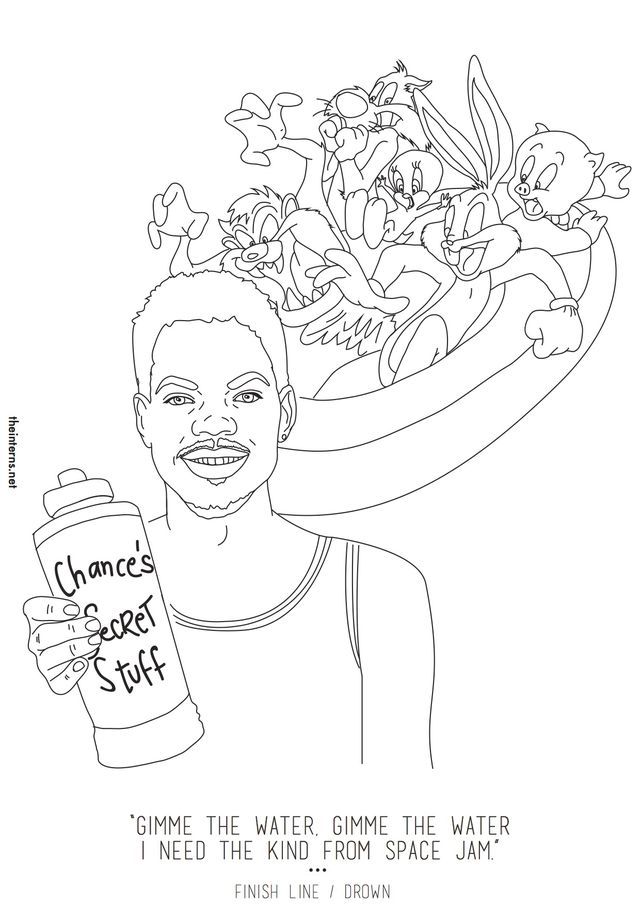 Chance The Rappers Coloring Book Now Has An Actual Coloring Book