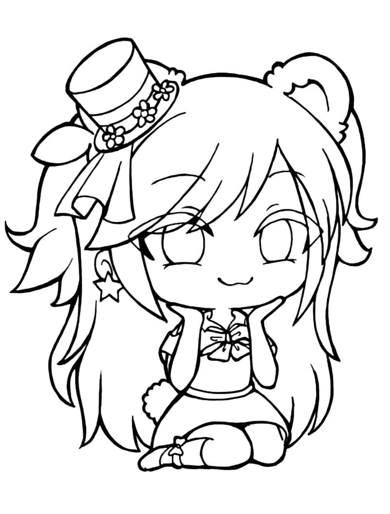 Gacha Life Coloring Pages - Coloring Pages For Kids And Adults