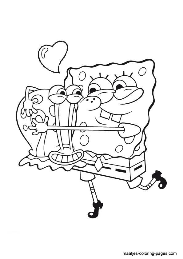 SpongeBob SquarePants coloring page