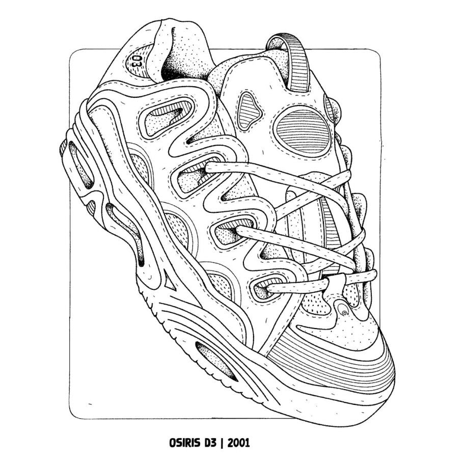 Sneaker Colouring Book • Sancho's Dirty Laundry