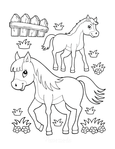 Best Horse Coloring Pages for Kids & Adults | Free Printables