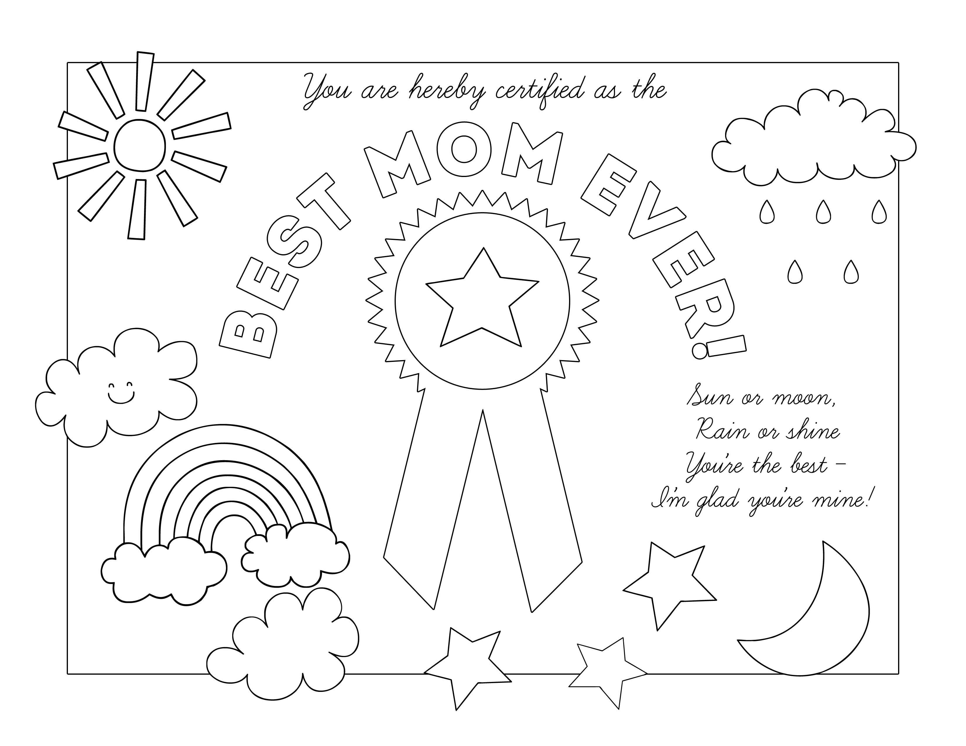 Mother's Day Certificates | THE MORMON HOME | Mothers day coloring pages,  Mother's day colors, Mother's day printables