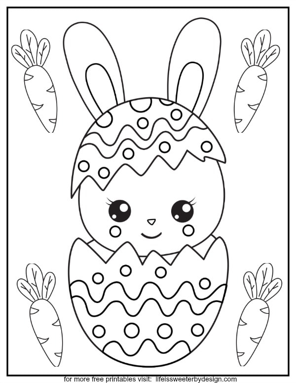 Easter Color Pages - Life is Sweeter By Design