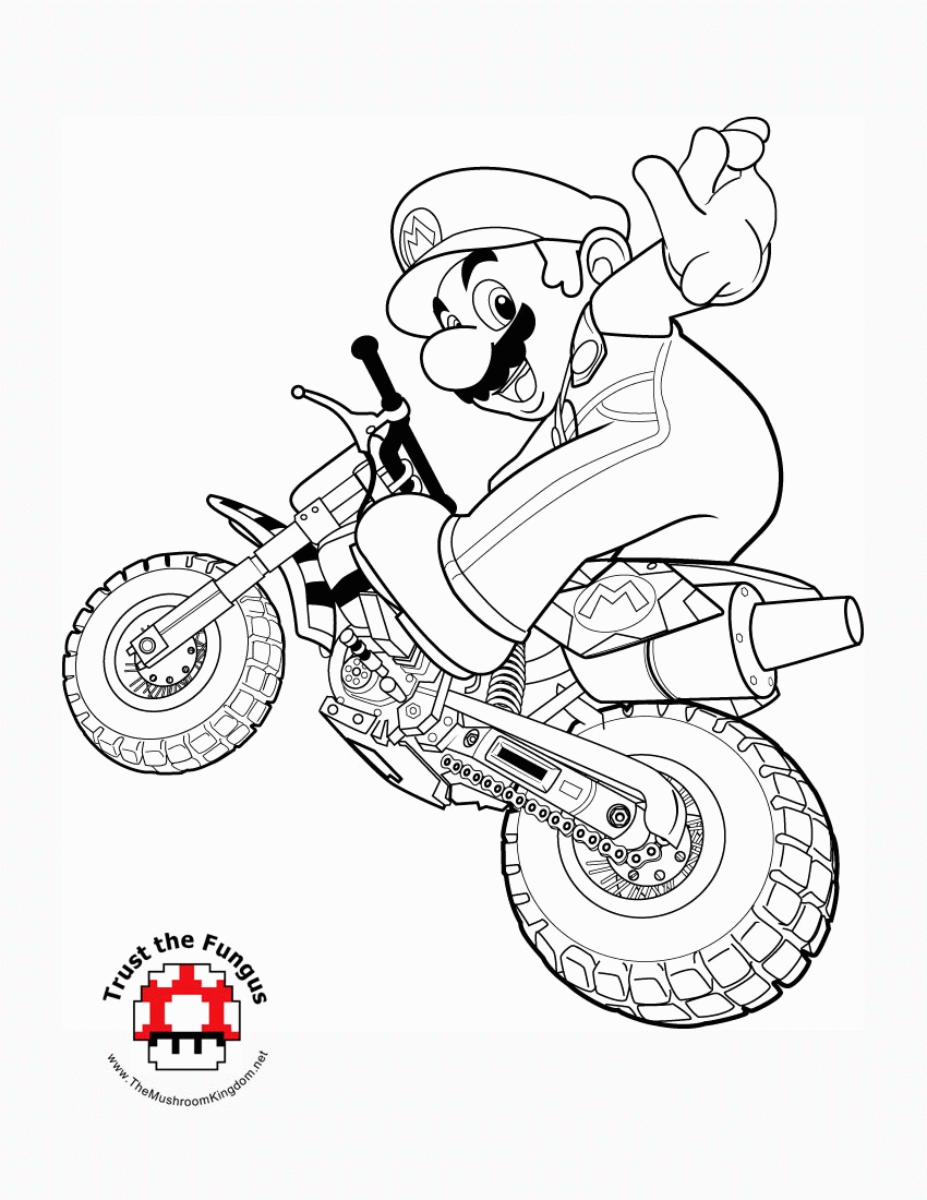 10 Pics of Mario Kart Koopa Coloring Pages - Super Mario Kart ...