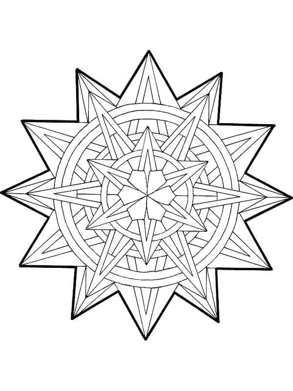 How to Draw Mandala Christmas Coloring Pages | Best Place to Color
