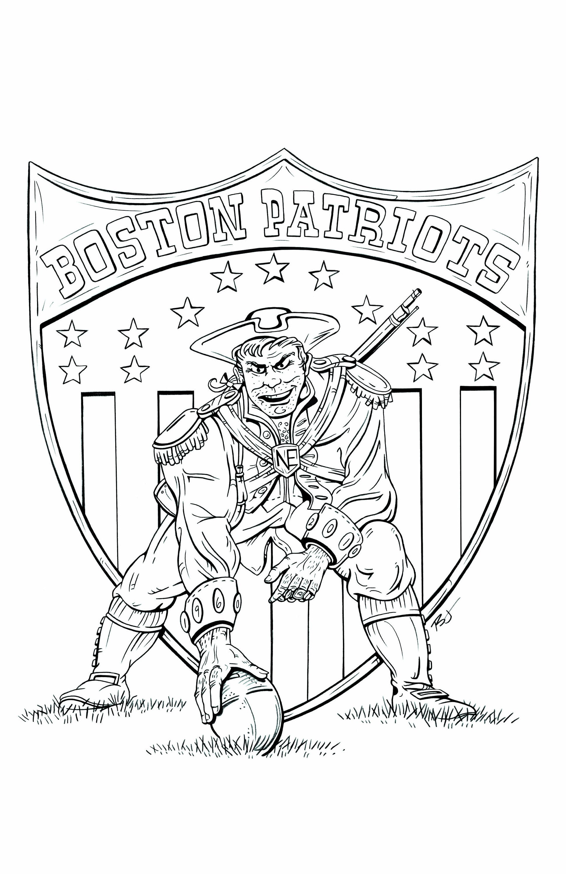 New England Patriots - Art Print - Etsy