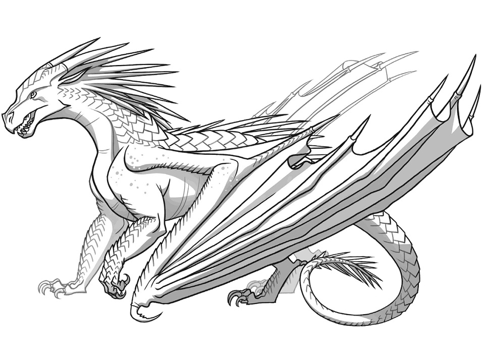 Wings of Fire Coloring Pages - Free Printable Coloring Pages for Kids