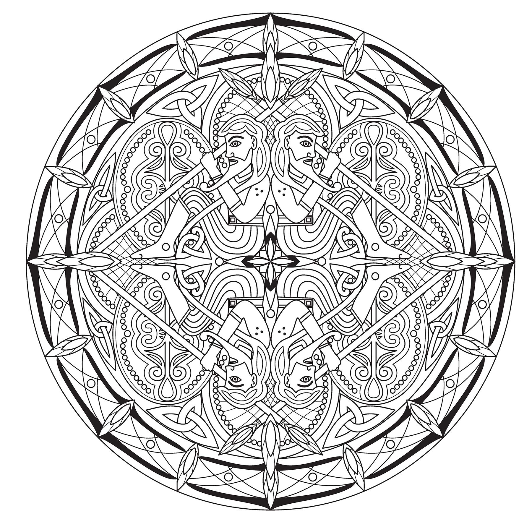 Amazon.com: Creative Haven Celtic Mandalas Coloring Book (Adult Coloring):  0800759814237: Buziak, Cari: Books