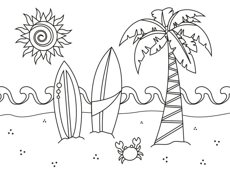 15 Enticing Summer Coloring Pages for Everyone in 2022