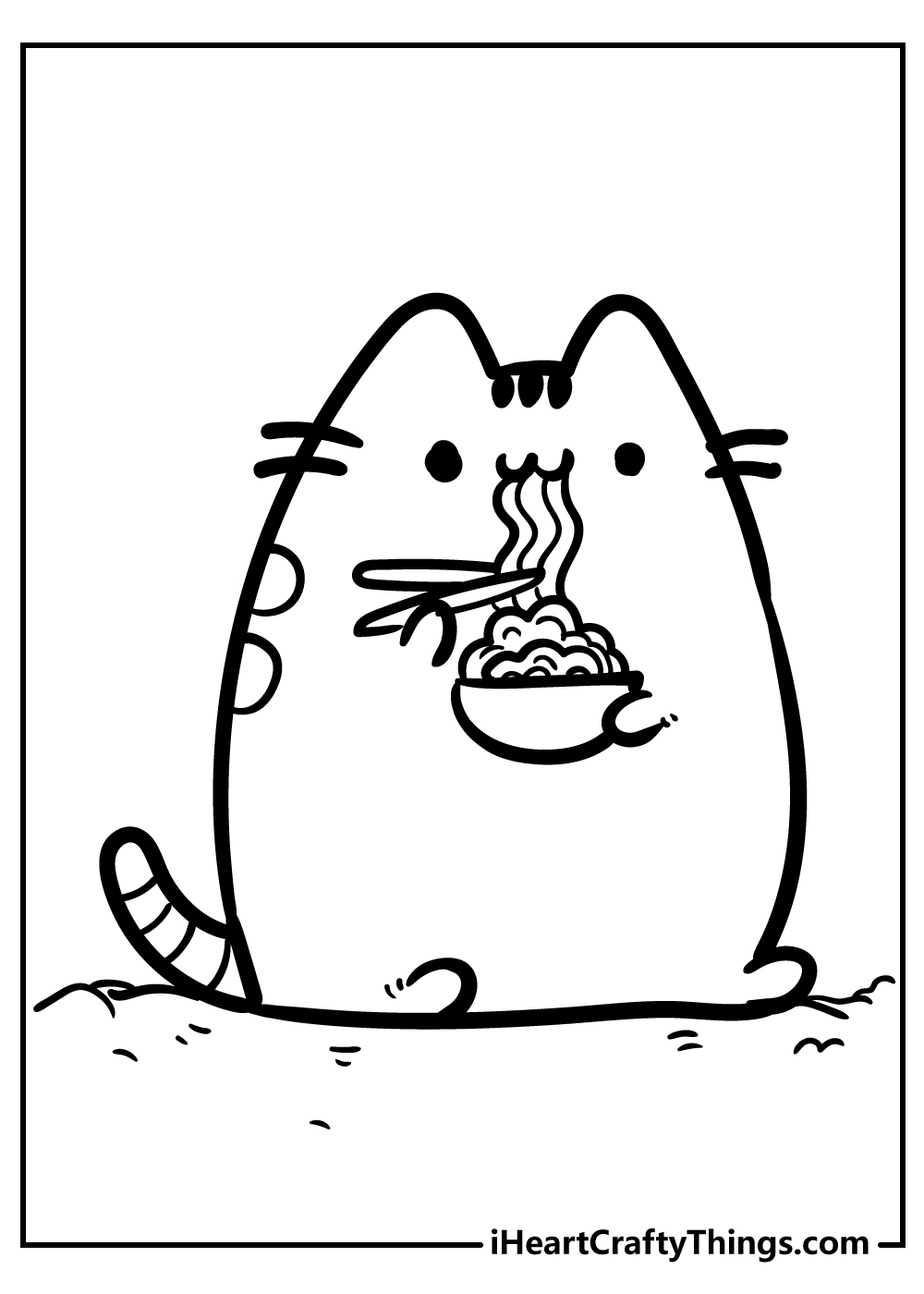 Pusheen Coloring Pages (Updated 2022)