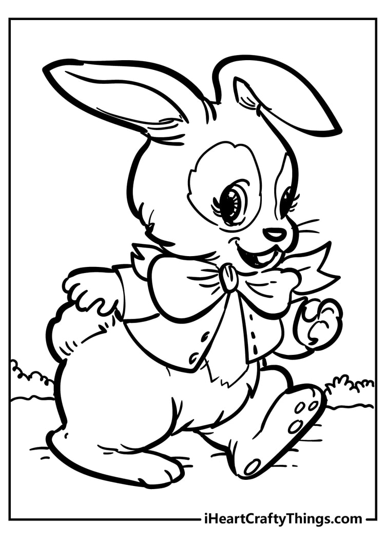 Original And Sweet Rabbit Coloring Pages (Updated 2022)
