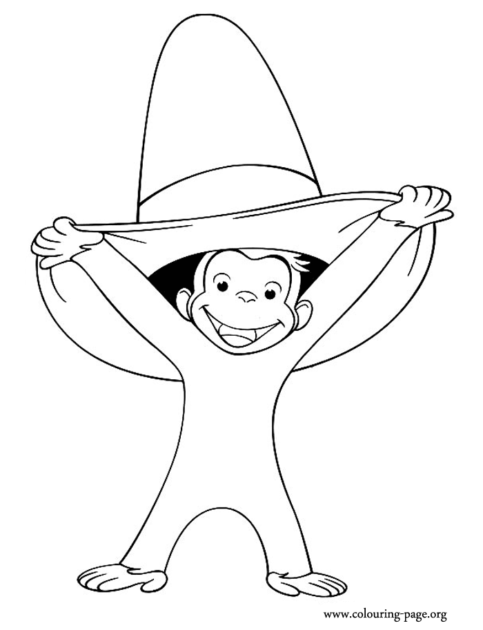 monkey hanging from tree drawing - Clip Art Library