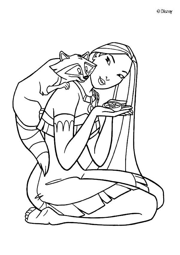Pocahontas coloring pages : 15 free Disney printables for kids to 