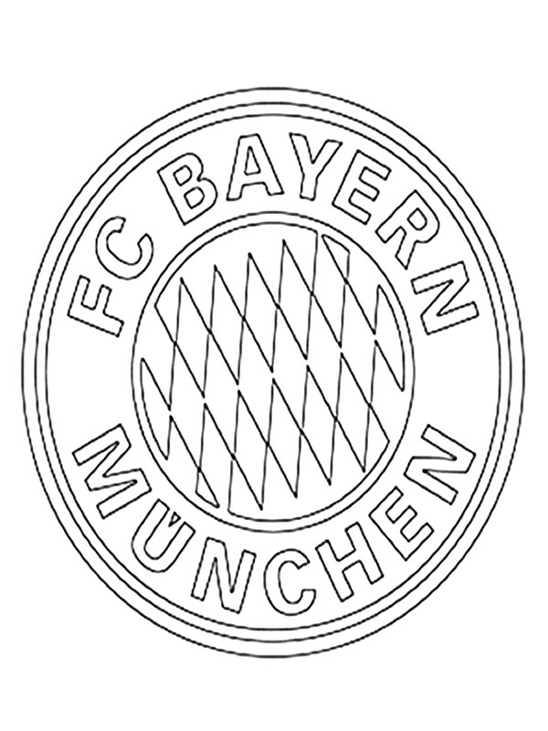 FC Bayern Munich Coloring Page - Funny Coloring Pages