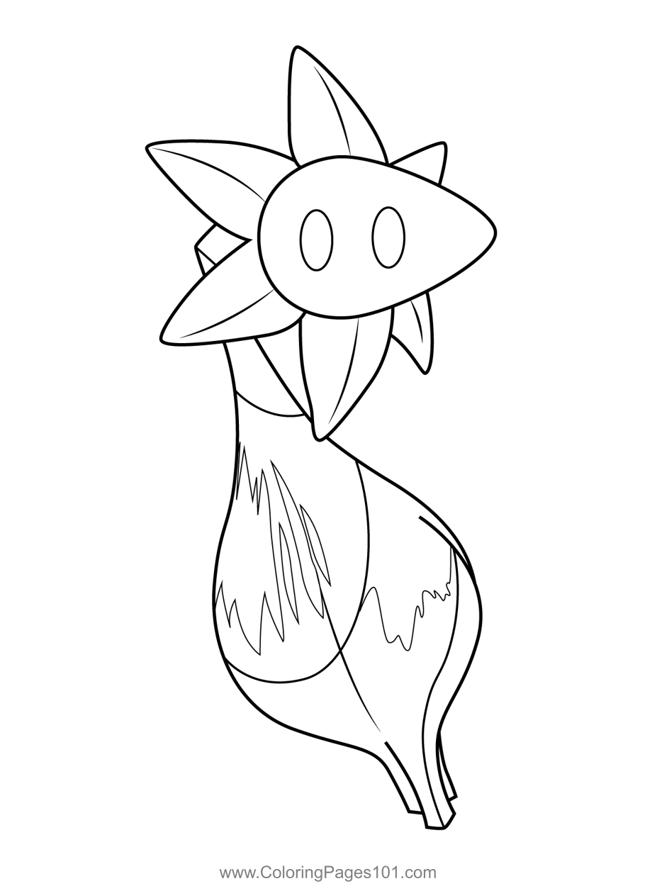 Glimmet Pokemon Coloring Page for Kids - Free Pokemon Printable Coloring  Pages Online for Kids - ColoringPages101.com | Coloring Pages for Kids