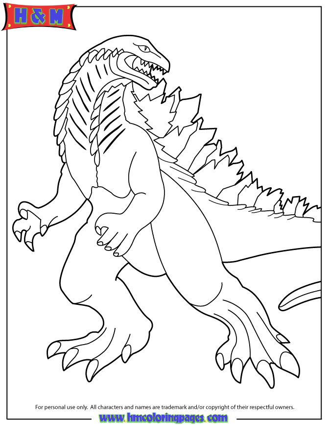 ▷ Godzilla: Coloring Pages & Books - 100% FREE and printable!