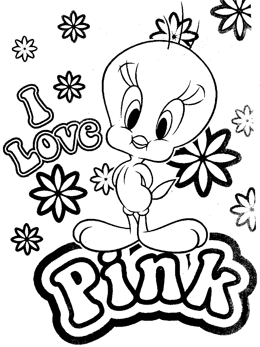 Coloring Pages: Tweety Bird free printable coloring pages Free and ...