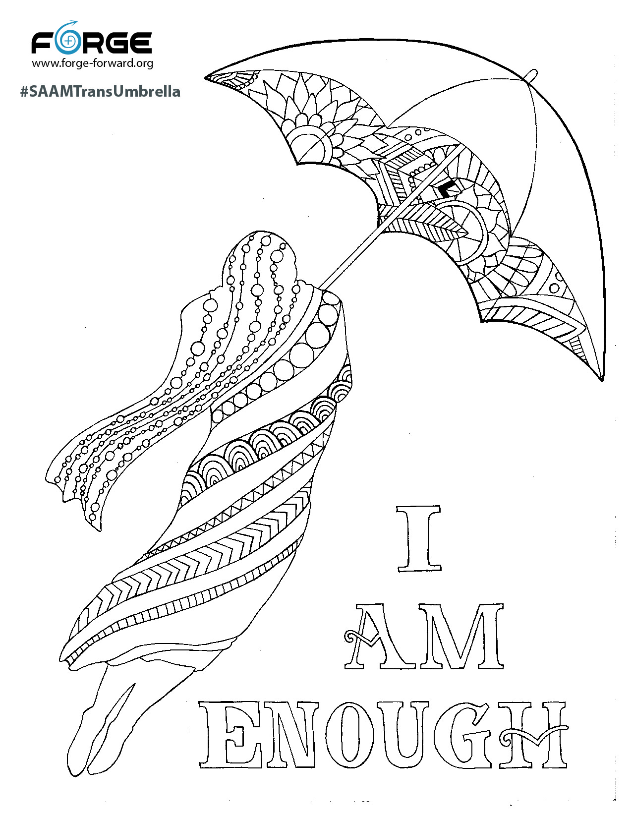 Saam Trans Umbrella Coloring Page Forge Transgender Pages Sarah Mcbride  People Male Female Hannah Winterbourne Candis Cayne Trump Nicole Maines —  oguchionyewu
