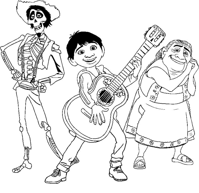 Dia De Los Muertos Coloring Pages. 100 Free Images