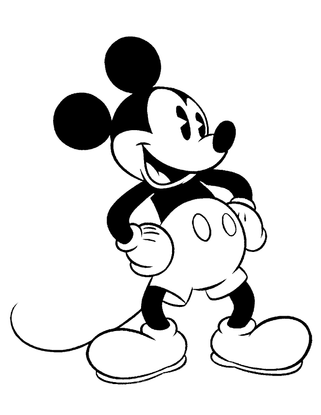 Free Printable Mickey Mouse Coloring Pages For Kids #1062 Mickey ...