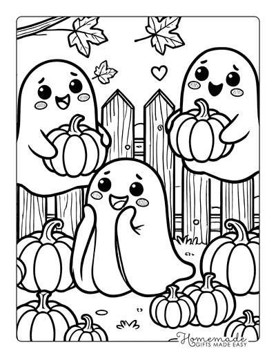 20+ Free Ghost Coloring Pages for Kids ...