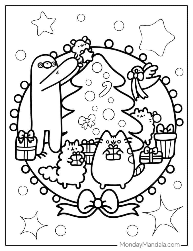 48 Pusheen Coloring Pages (Free PDF Printables)