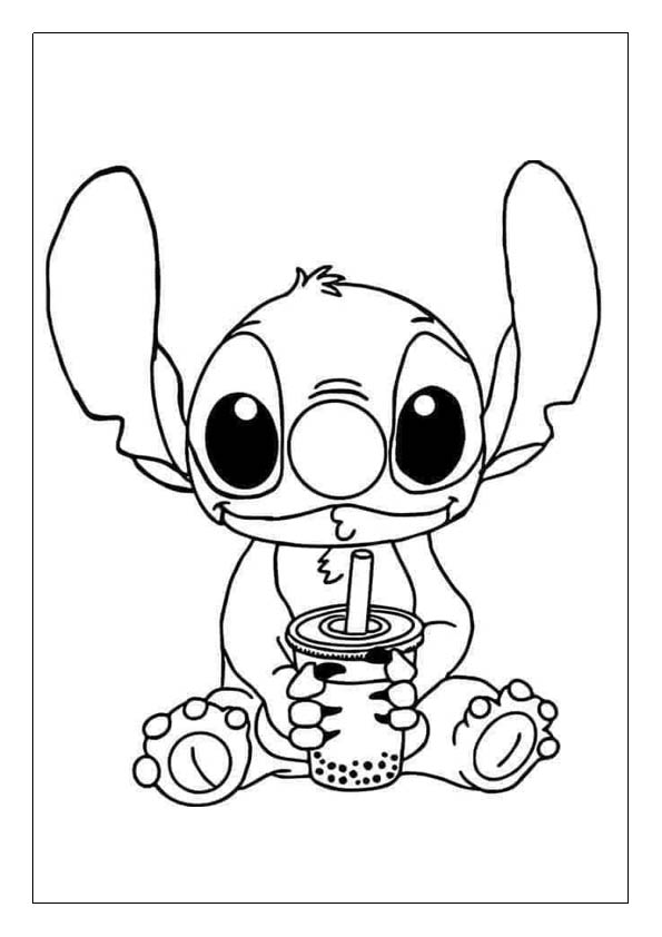 Lilo and Stitch coloring pages, free printable coloring sheets for kids