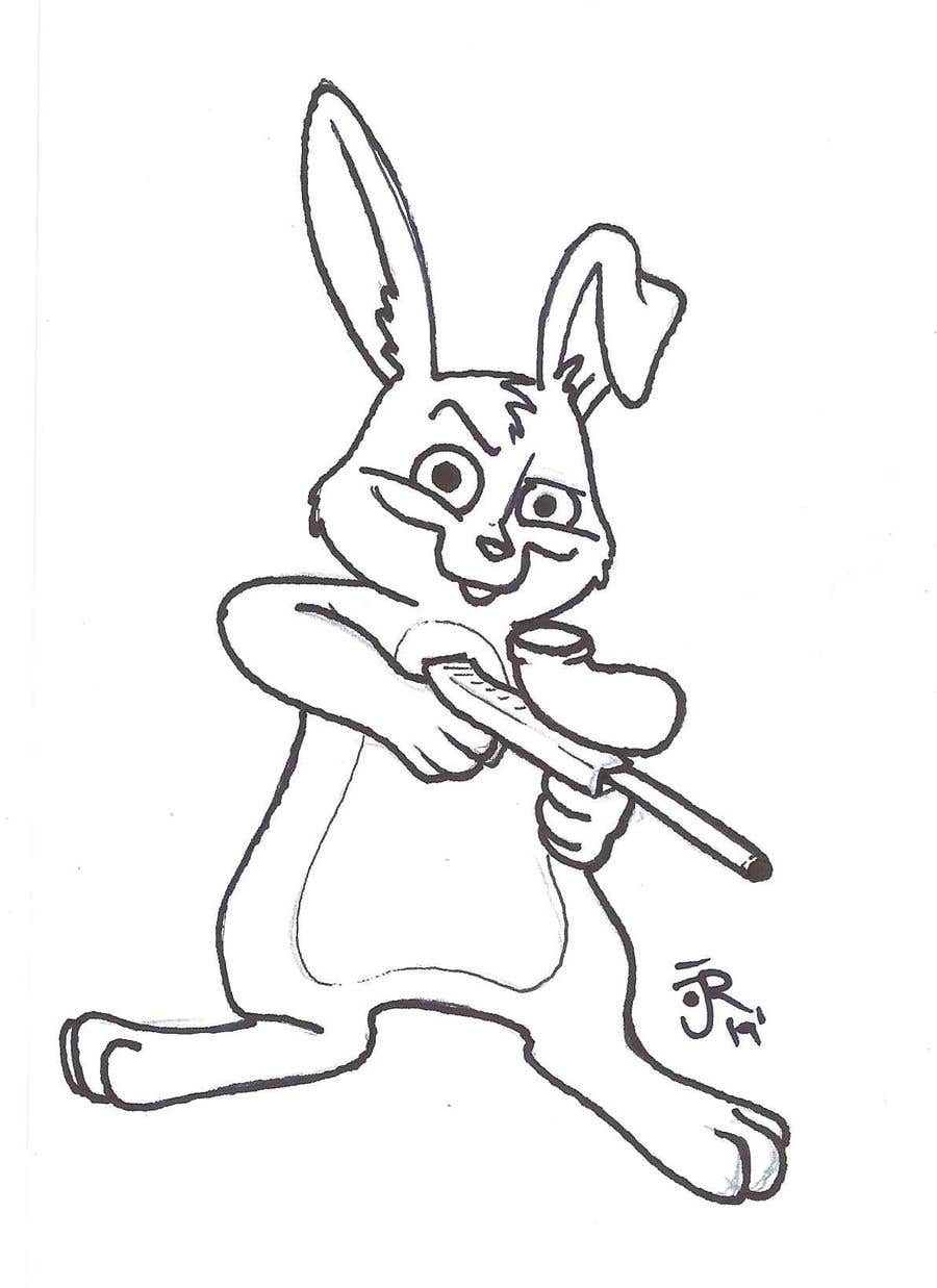 Entry #6 by jorgelinasp for Vector Graphic: Bunny playing paintball |  Freelancer