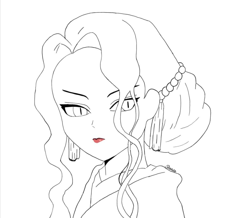 Female Muzan drawing | Demon Slayer ...