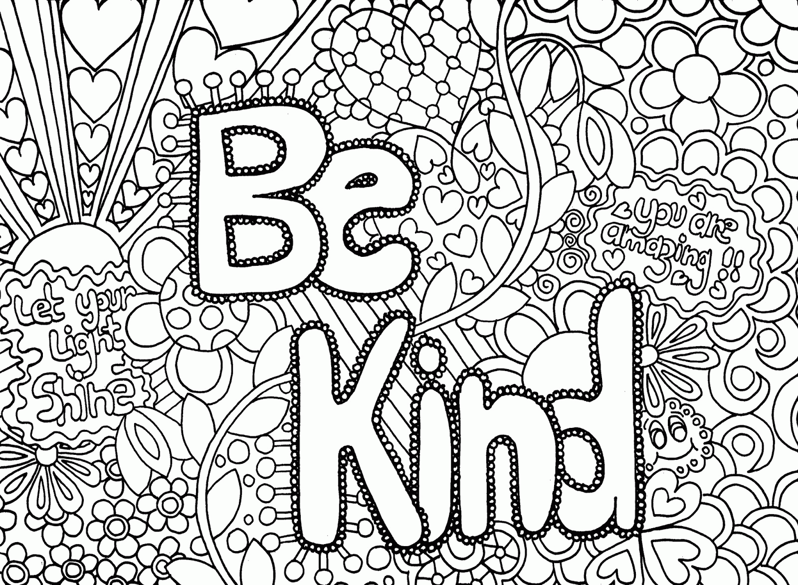 Printable Coloring Pages For Tweens - High Quality Coloring Pages