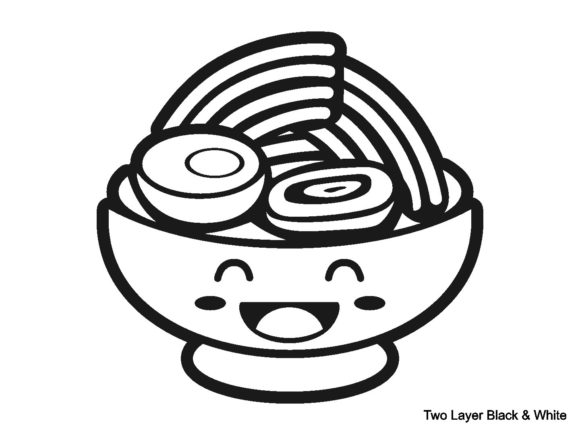 Cute Ramen Noodles Vector Illustration Graphic by novieart 99 · Creative  Fabrica