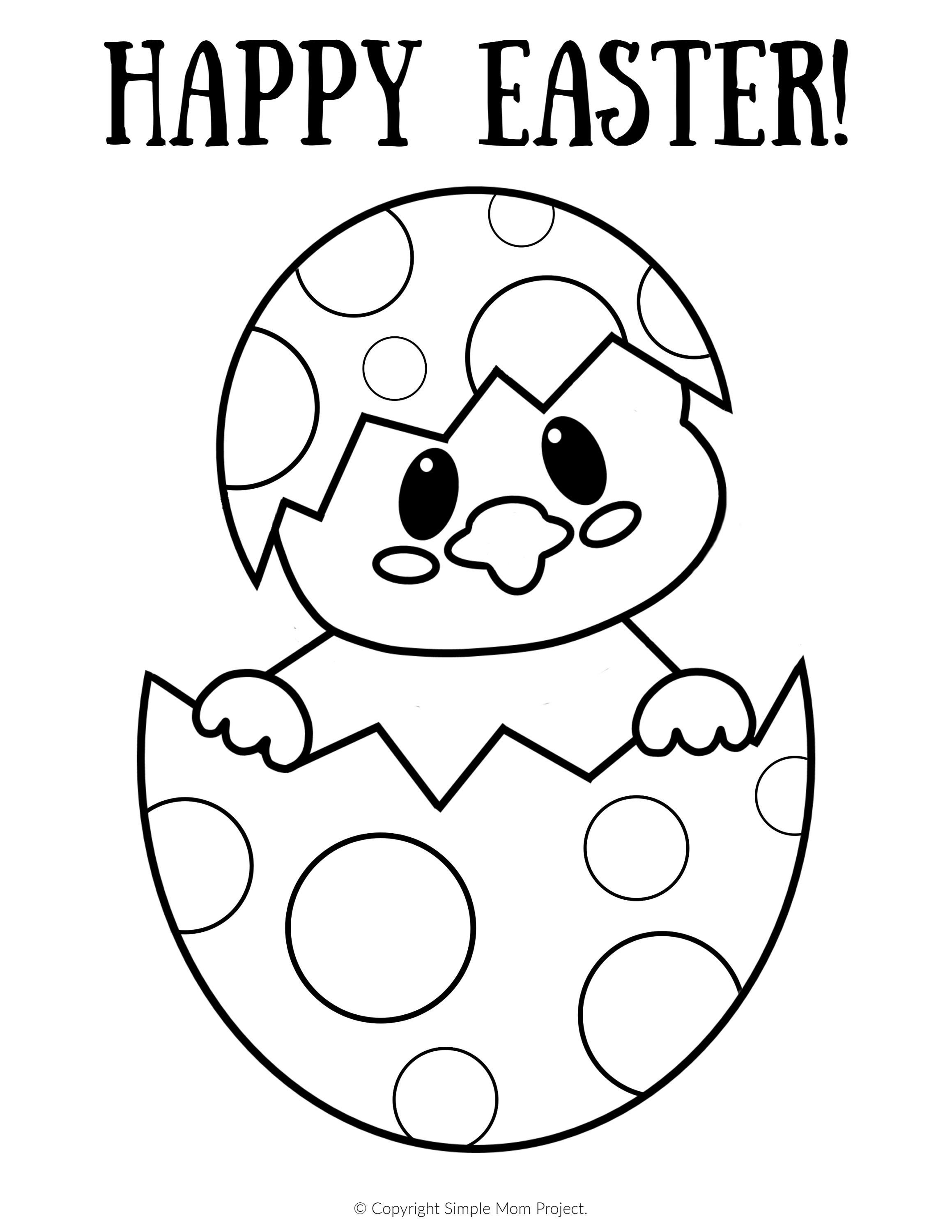 Easter Coloring Book - Etsy