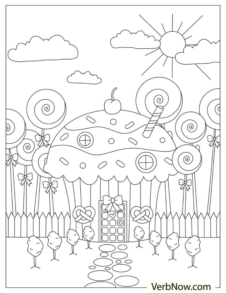 Free CANDY Coloring Pages for Download (Printable PDF) - VerbNow