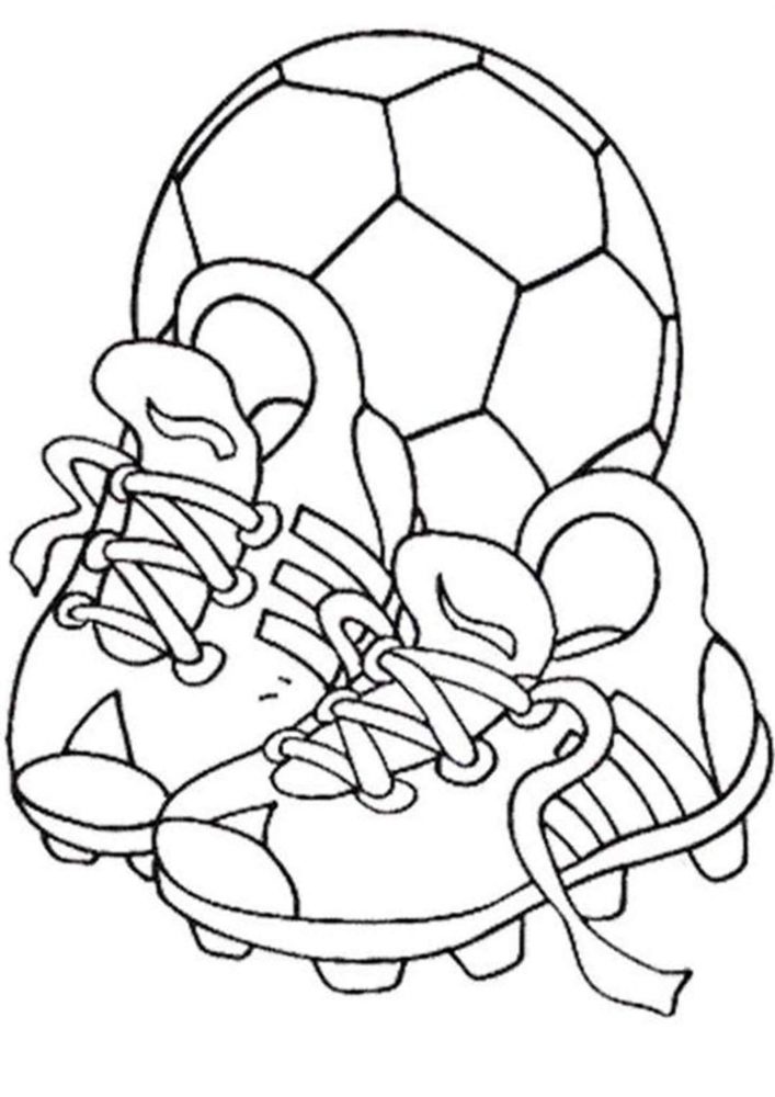 Free & Easy To Print Soccer Coloring Pages - Tulamama