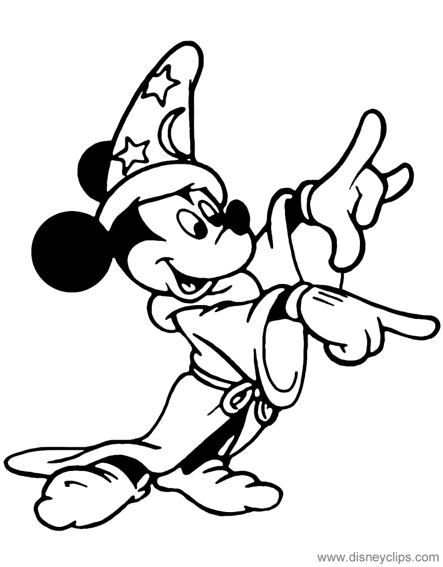 Fantasia Printable Coloring Pages | Disneyclips.com