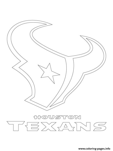 Houston Texans Coloring Pages - Learny Kids