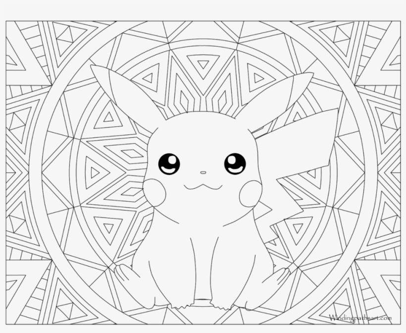 130 Latest Pokemon Coloring Pages For Kids And Adults - Adult Coloring Page  Pikachu PNG Image | Transparent PNG Free Download on SeekPNG