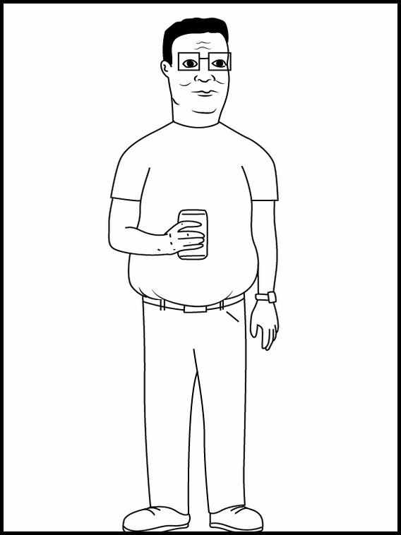Coloring Book King of the Hill 4