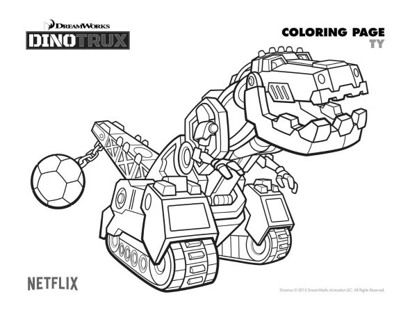 Dinotrux Birthday Party Ideas and Themed Supplies | Birthday Buzzin | Coloring  pages inspirational, Coloring pages, Online coloring pages