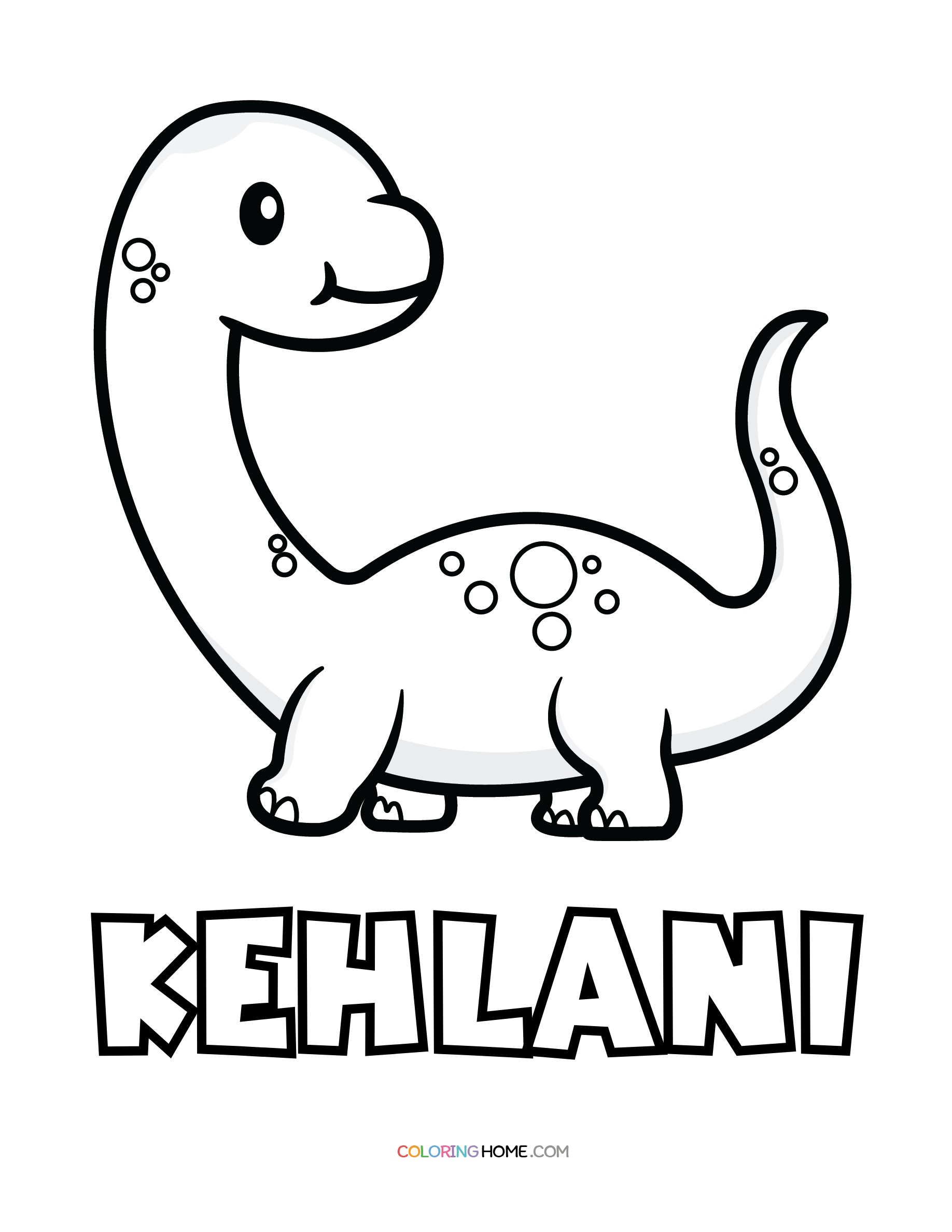 Kehlani Name Coloring Pages Coloring Nation