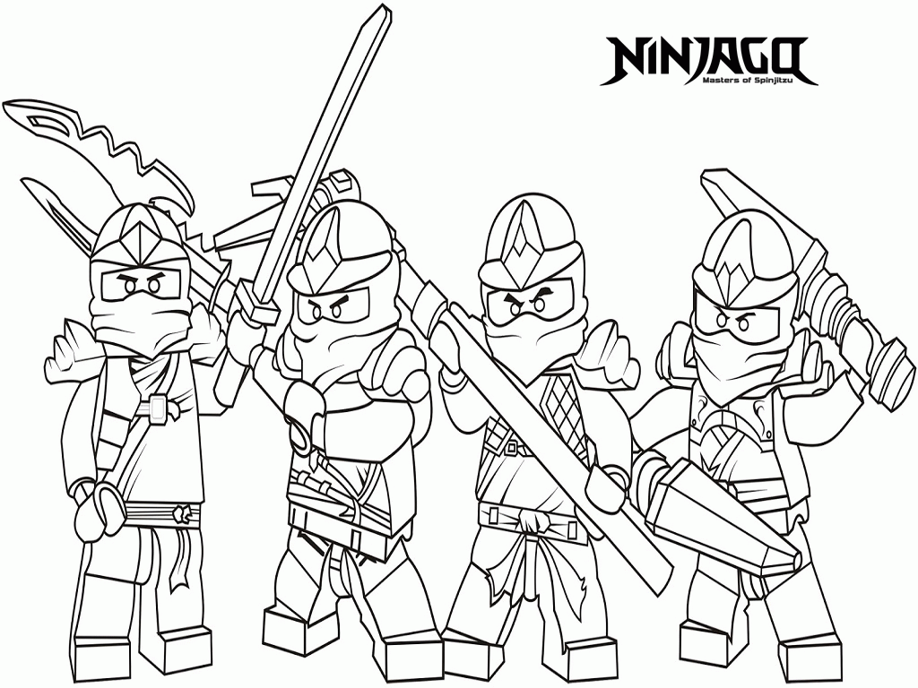Ninjago Printable - Coloring Pages for Kids and for Adults