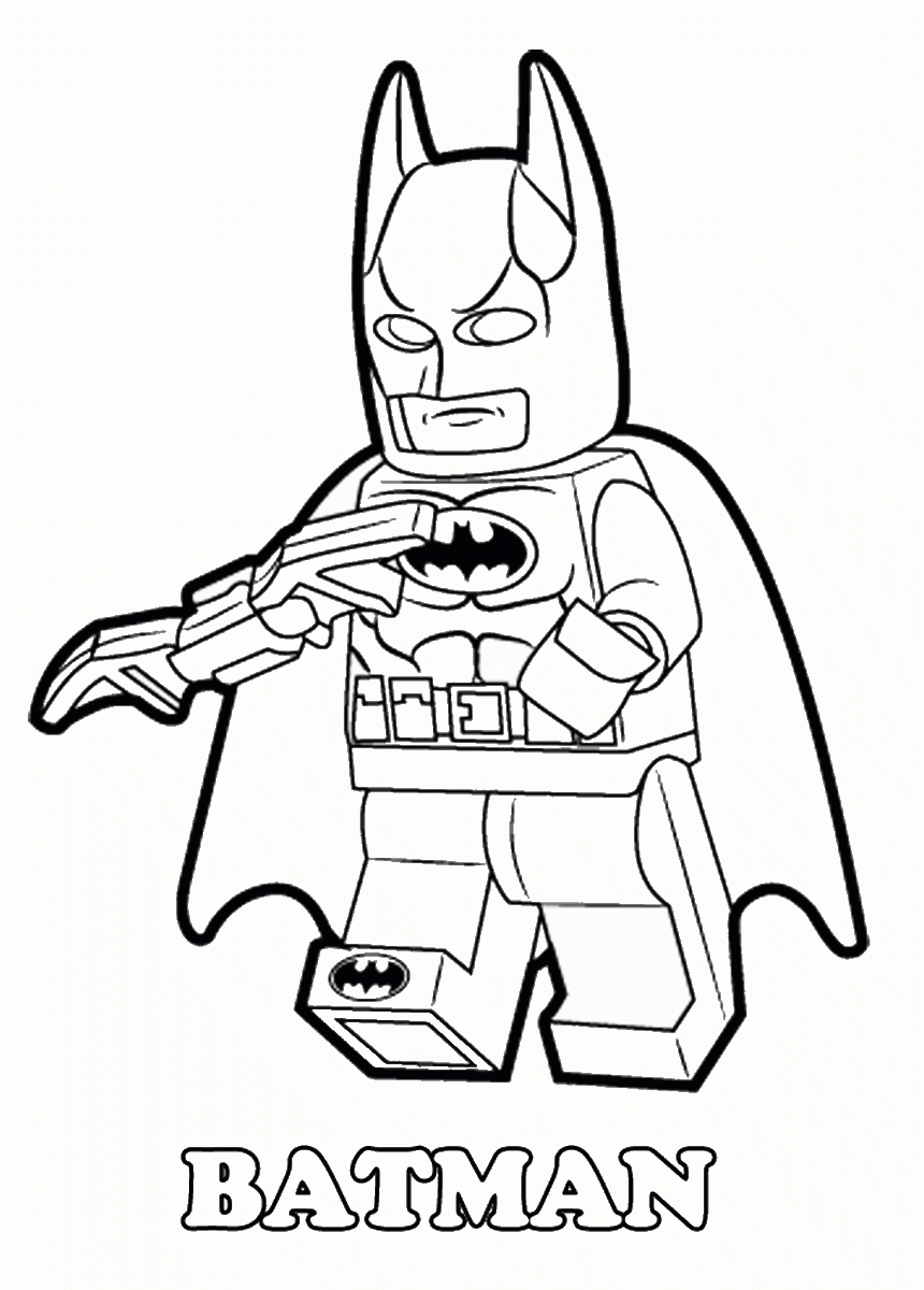 Coloring Pages Of Lego Batman - Coloring Page Photos