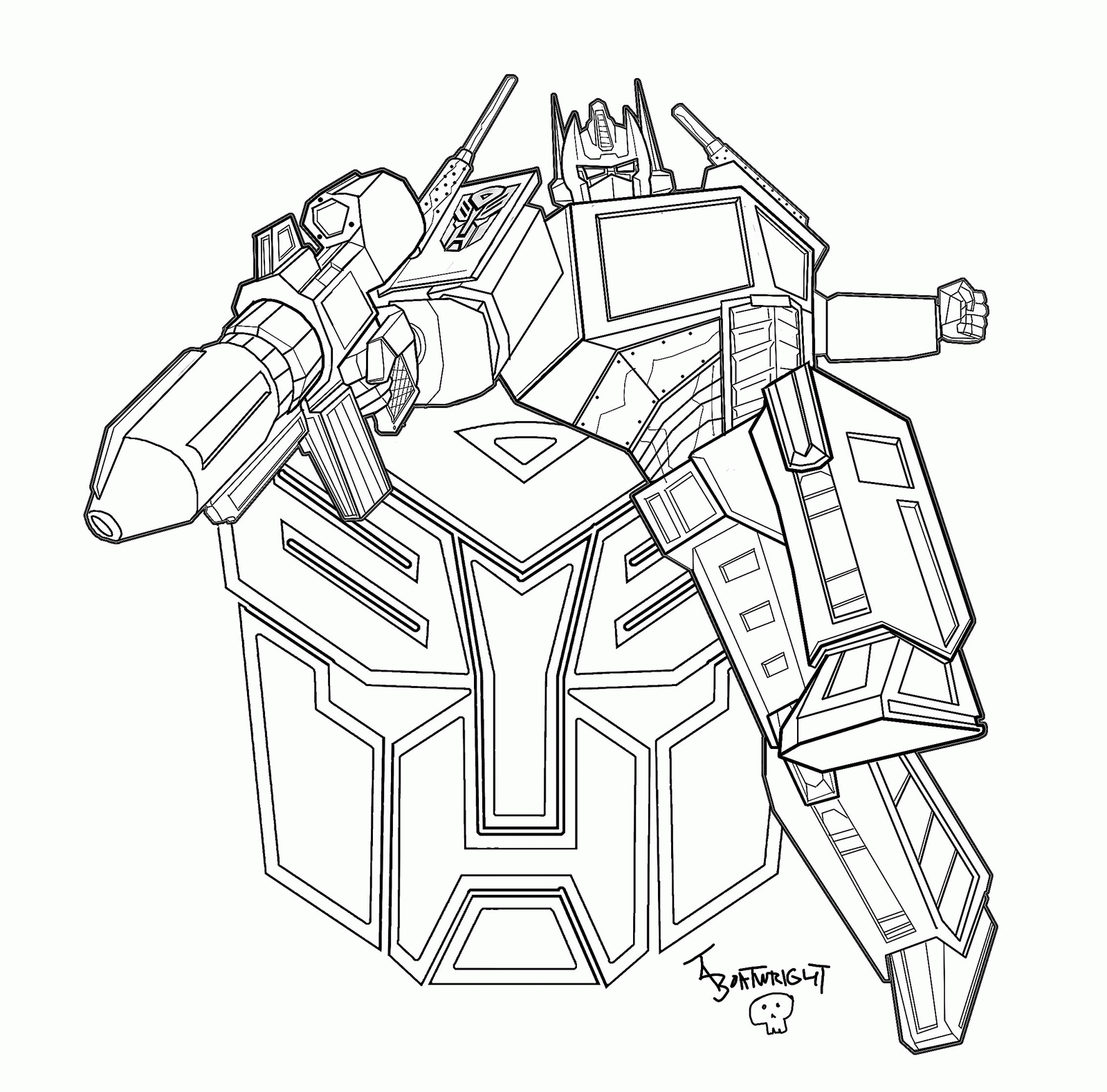 Free Printable Coloring Pages Transformers - High Quality Coloring ...