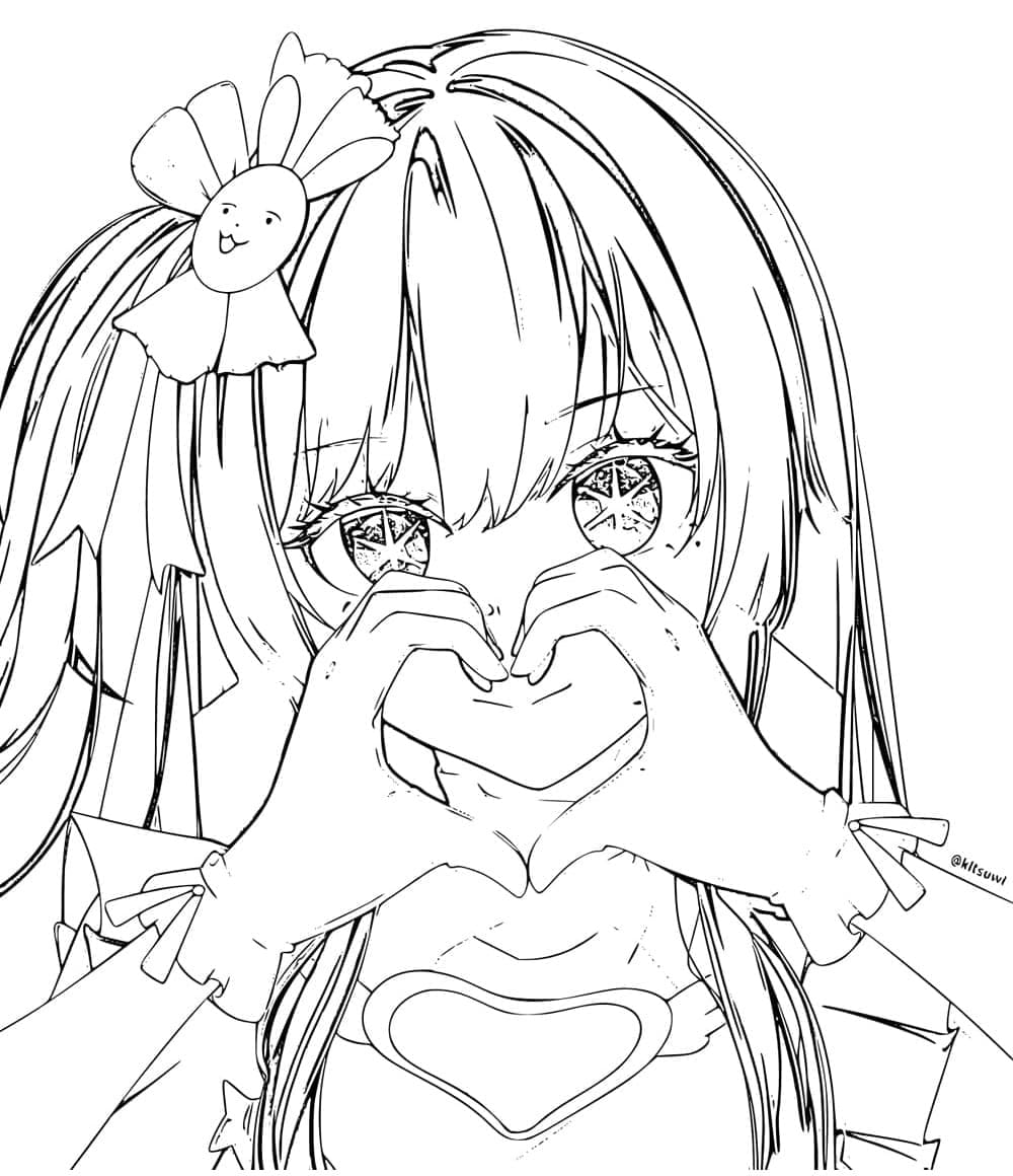Ai Hoshino from Anime Oshi No Ko coloring page - Download, Print or Color  Online for Free