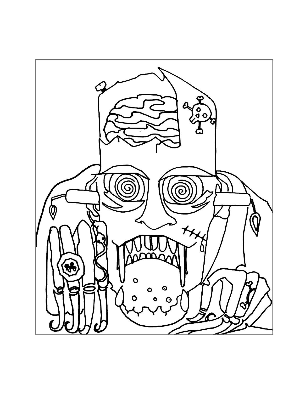 Horror Coloring Pages – Printable ...