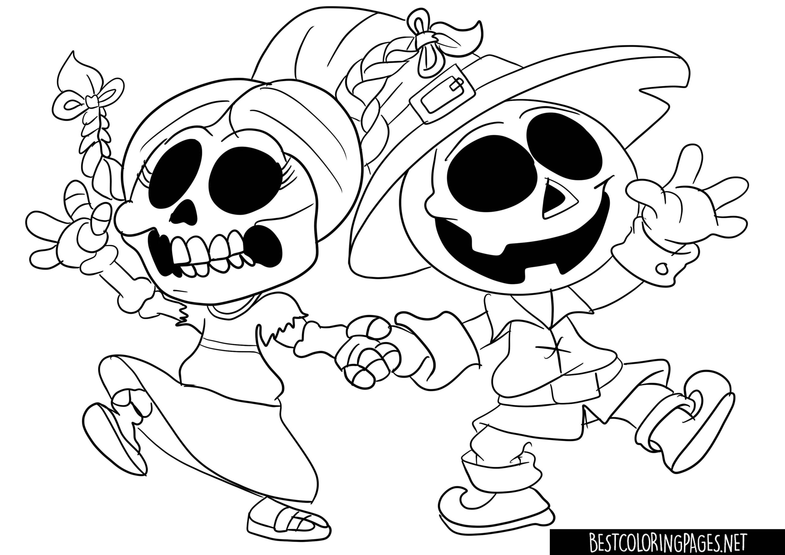 Halloween coloring pages - Bestcoloringpages.net