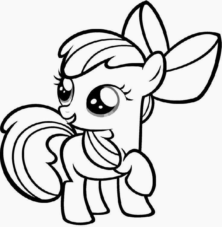 Pony Pictures To Color | Free Coloring Pictures