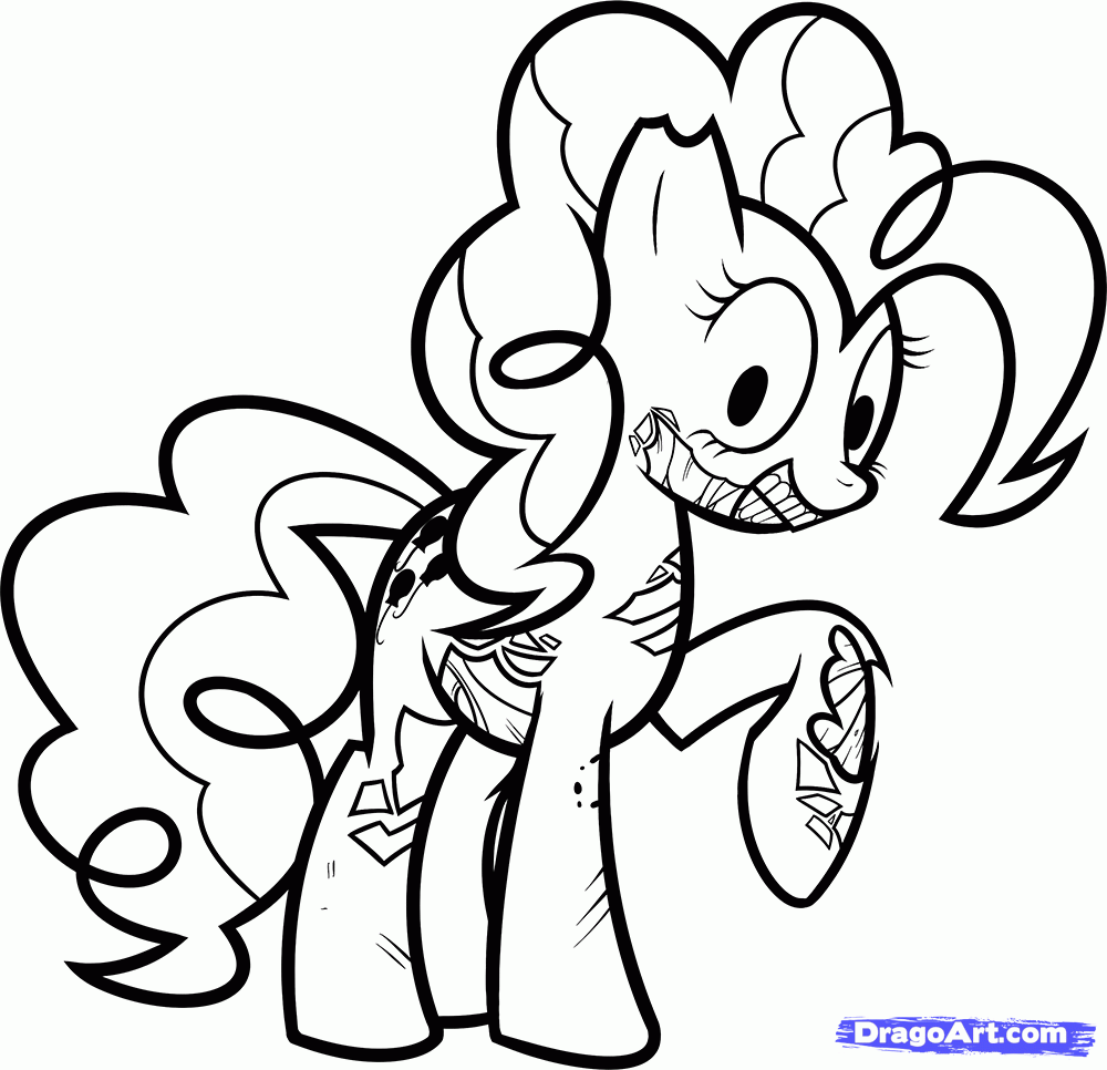 My Little Pony Pinkie Pie Coloring Pages free image