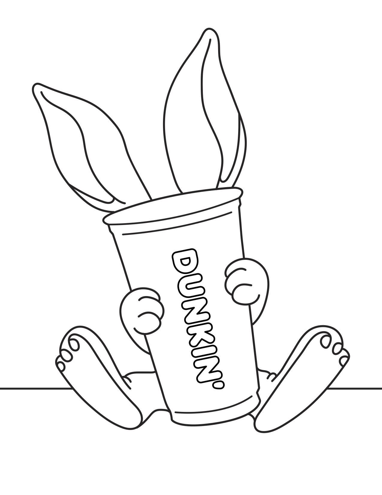 Download this Dunkin' Coloring Book for Some Easter Fun | Dunkin'